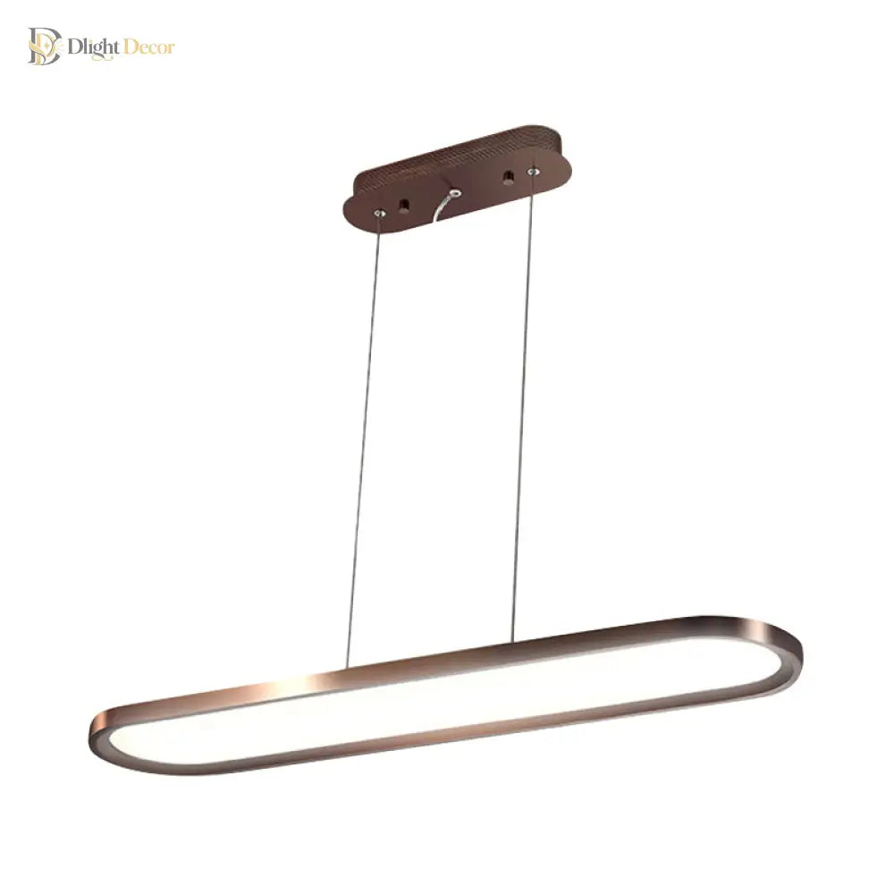 23.5’/35.5’/47’ Wide Oval Acrylic Ceiling Pendant Led Island Light Stepless Dimming