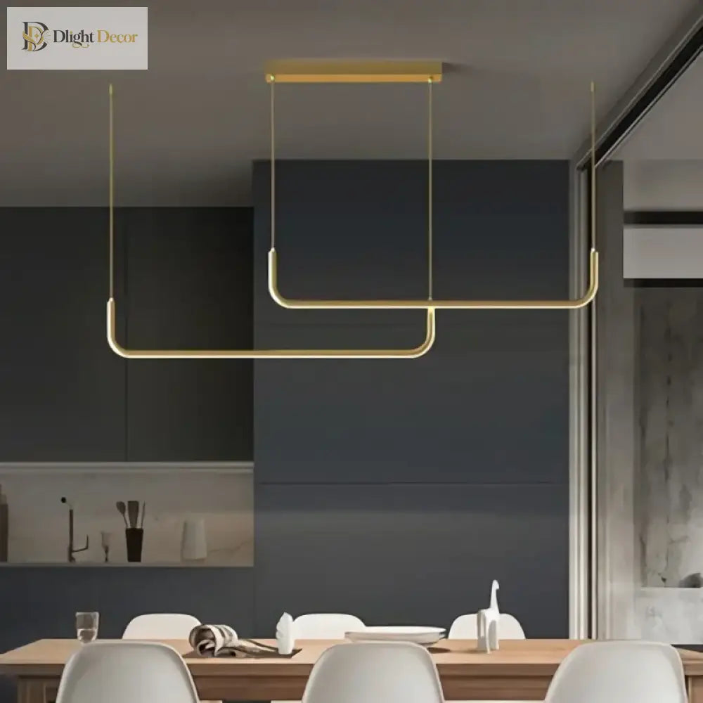 Modern Led Ceiling Chandelier - Dimmable For Table Dining Room Kitchen Minimalist Pendant Lamps