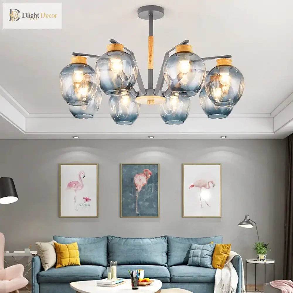 Modern Led Magic Beans Ceiling Chandeliers - Molecular Elegance For Living And Dining Spaces