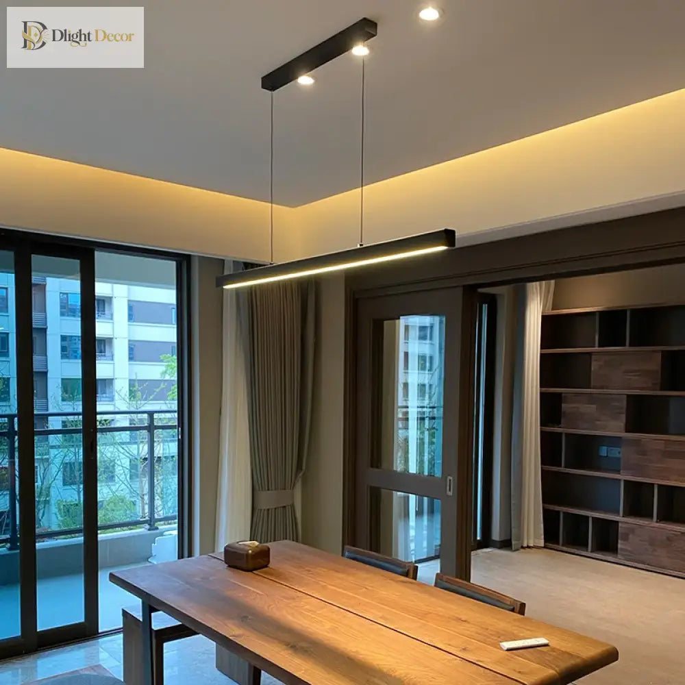 Modern Minimalist Led Chandelier - Perfect For Dining Tables Cafes Bars And Living Room Lighting