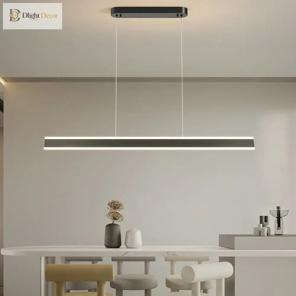 Contemporary Led Chandelier - Minimalist Elegance For Home Villas Living Rooms Bedrooms Dining And