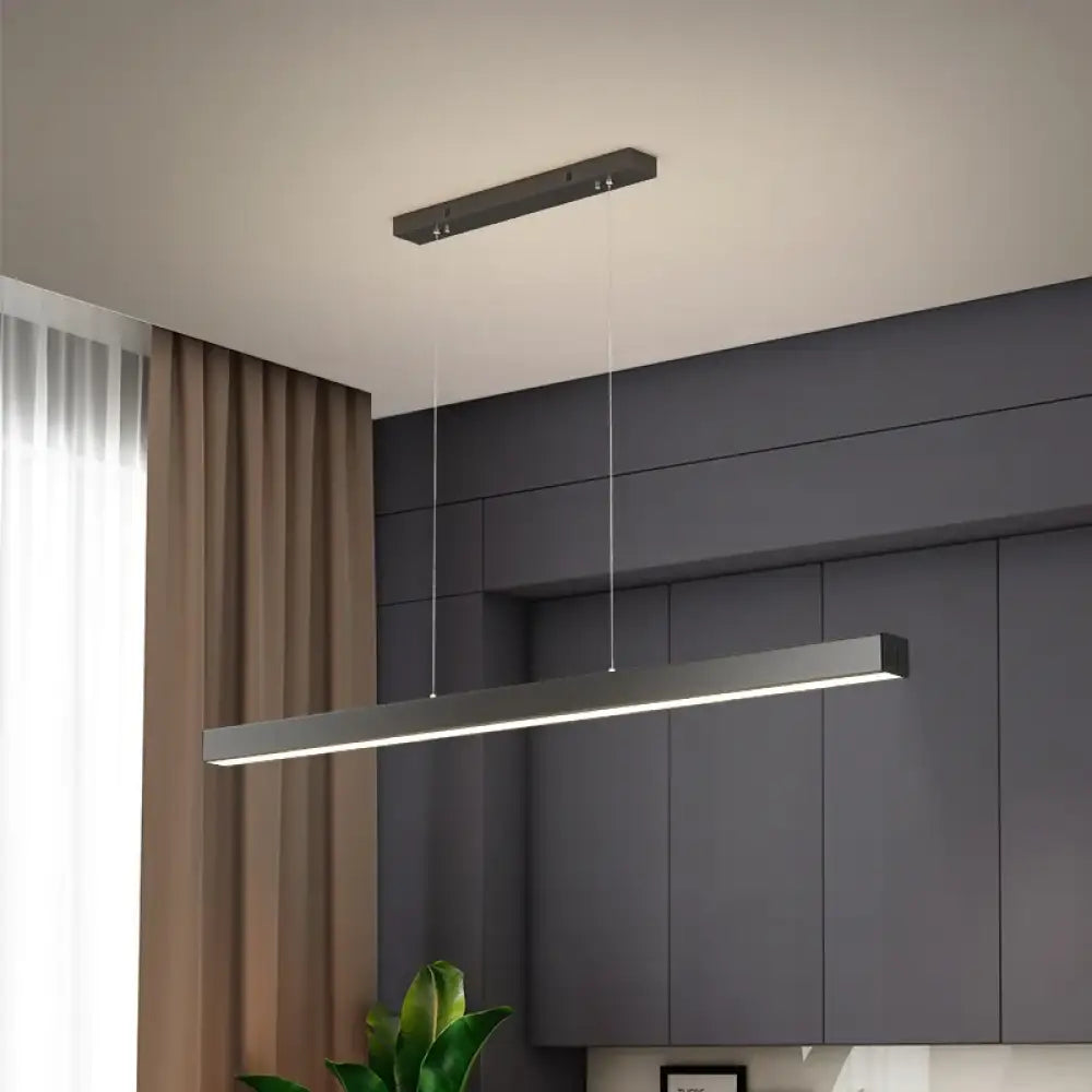 Contemporary Led Chandelier - Minimalist Elegance For Home Villas Living Rooms Bedrooms Dining And