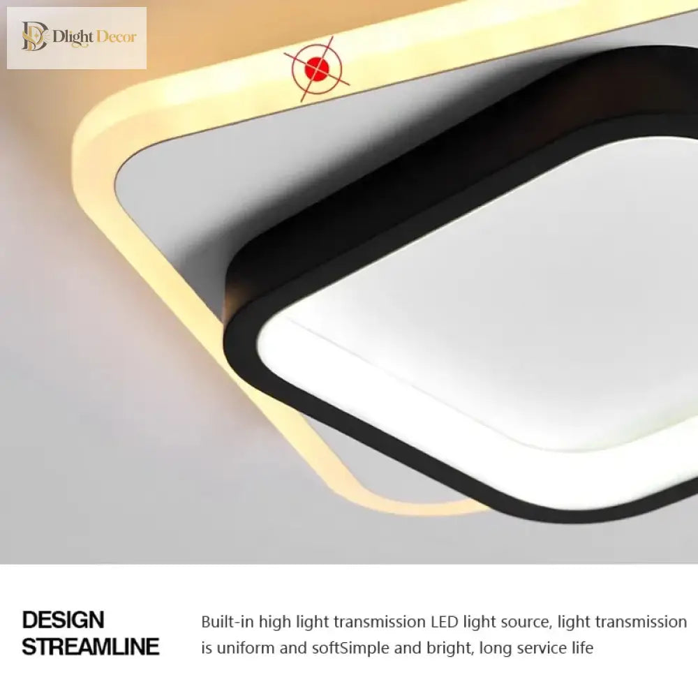 Modern Led Surface Mount Ceiling Light - Versatile Lighting Fixture For Cloakroom Bedroom Hallway