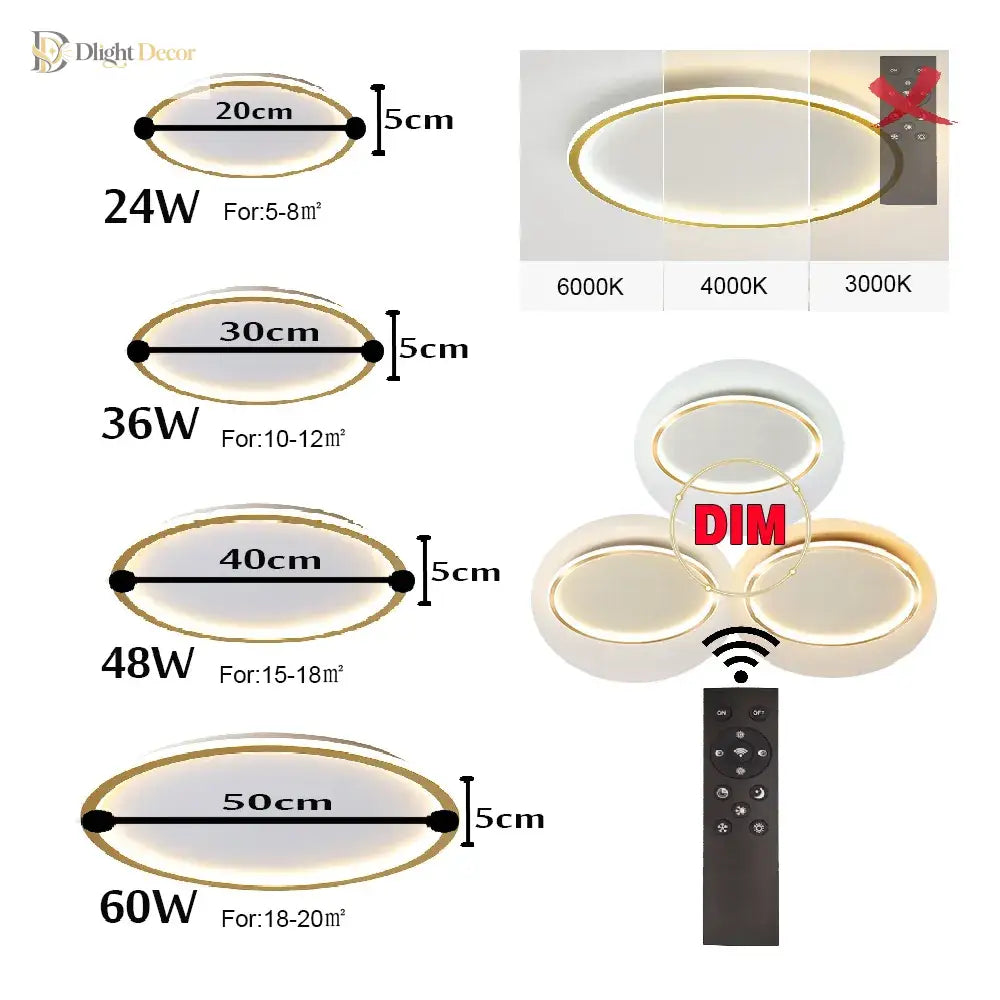 Modern Hanging Ceiling Lamps - Led Panel Lights For Bedroom Dining Room And More Ceiling Light