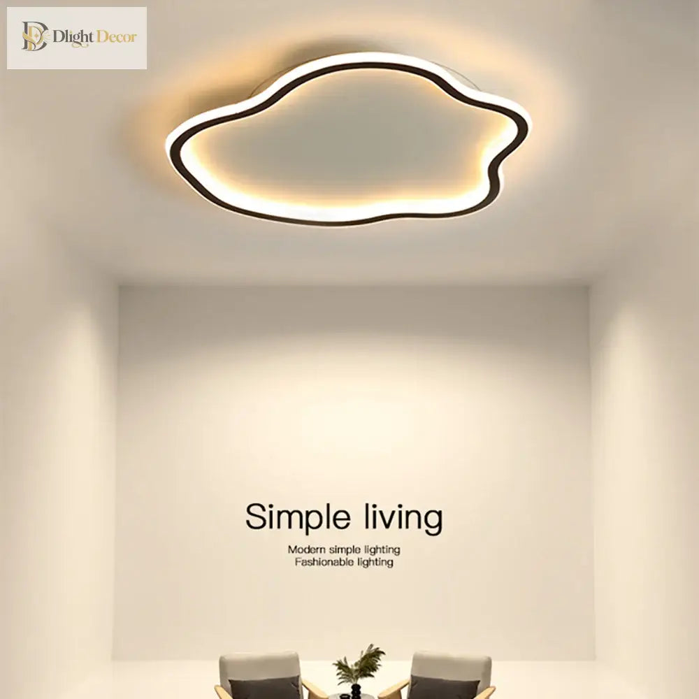 Modern Led Ceiling Lamps Chandelier - Creative Round Light For Living Room Bedroom And Simple Home