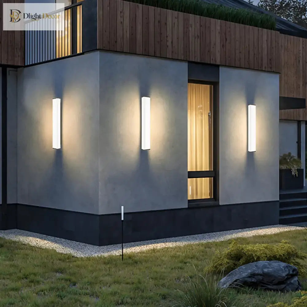 Modern IP65 Linear Outdoor LED Wall Light – product view 6
