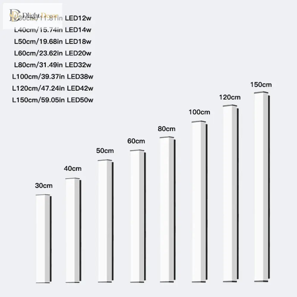 Modern IP65 Linear Outdoor LED Wall Light – product view 4