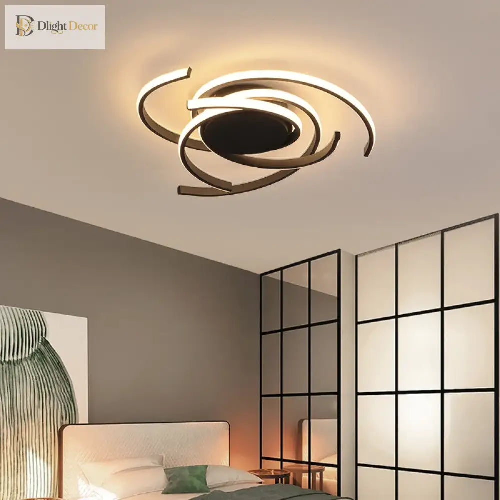 New Led Chandelier - Ideal For Living Room And Bedroom Modern Ceiling Lamp Elegant Lighting Fixture