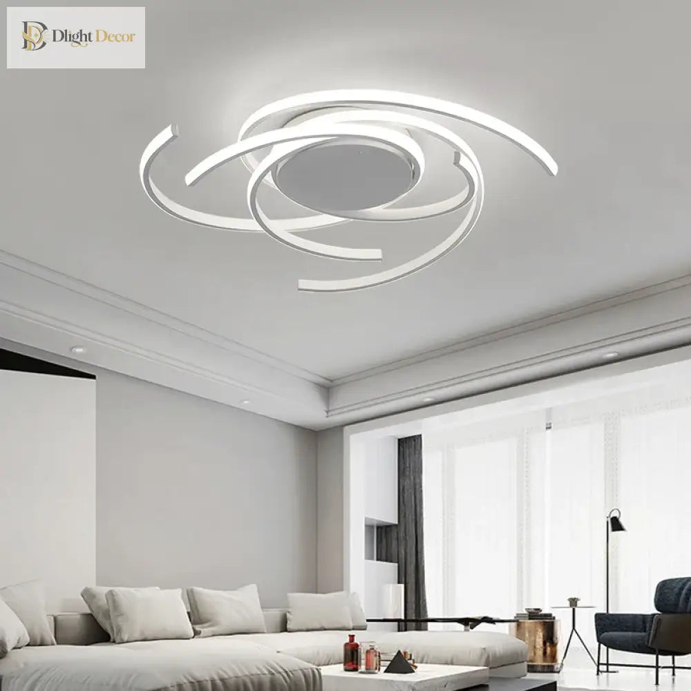 New Led Chandelier - Ideal For Living Room And Bedroom Modern Ceiling Lamp Elegant Lighting Fixture
