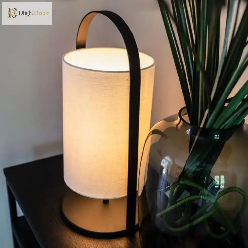 Modern Simple Bedroom Fabric Wall Lamp - Led Light For Corridor Aisle Study Bedside Fixtures Sconce