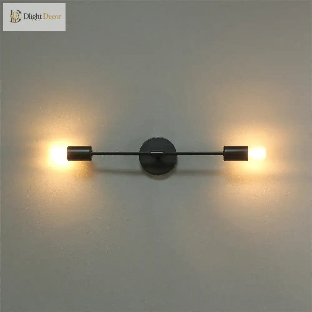 Modern Iron Double Head Wall Lamps - Stylish Led Lights For Aisle Living Room And More Wall Lamp