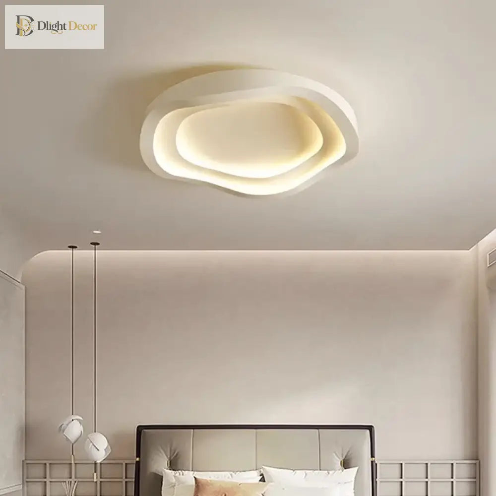 Nordic Led Corrugated Ceiling Lamp - Perfect For Living Dining Room Bedroom Children’s Study And