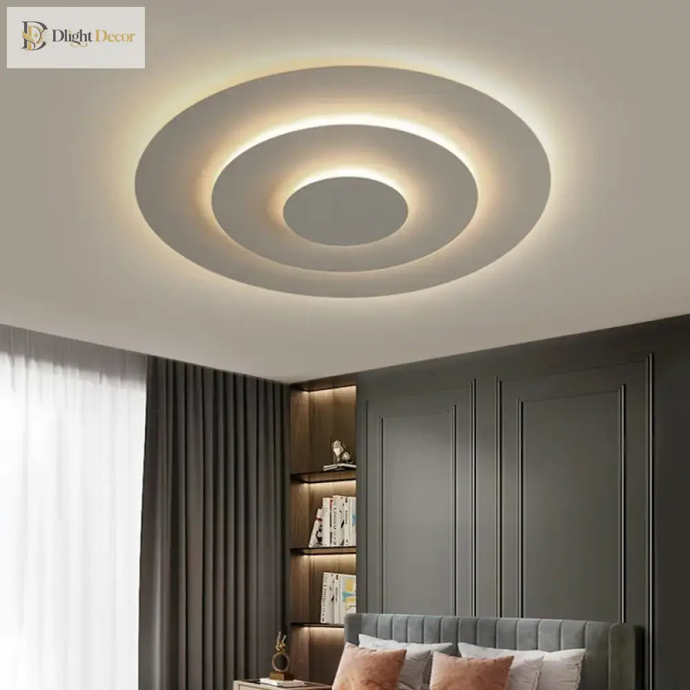 Nordic Led Corrugated Ceiling Lamp - Perfect For Living Dining Room Bedroom Children’s Study And