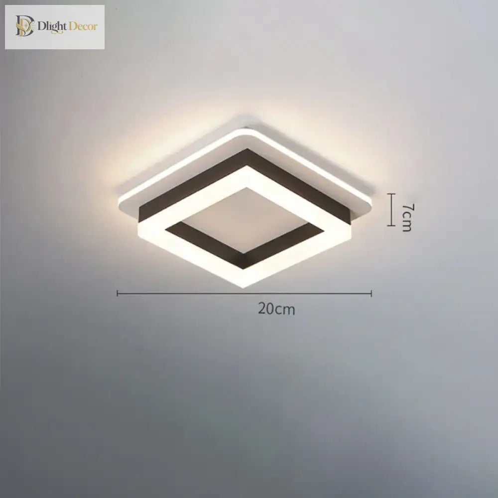 Nordic Led Ceiling Lamp - Indoor Lighting Fixture For Bedroom Dining Living Room Decoration Balcony