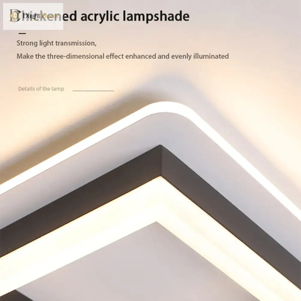 Nordic Led Ceiling Lamp - Indoor Lighting Fixture For Bedroom Dining Living Room Decoration Balcony