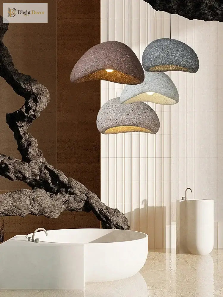 Nordic Minimalist Wabi - Sabi E27 Led Chandelier - Elevate Your Dining Living And Bedroom Spaces