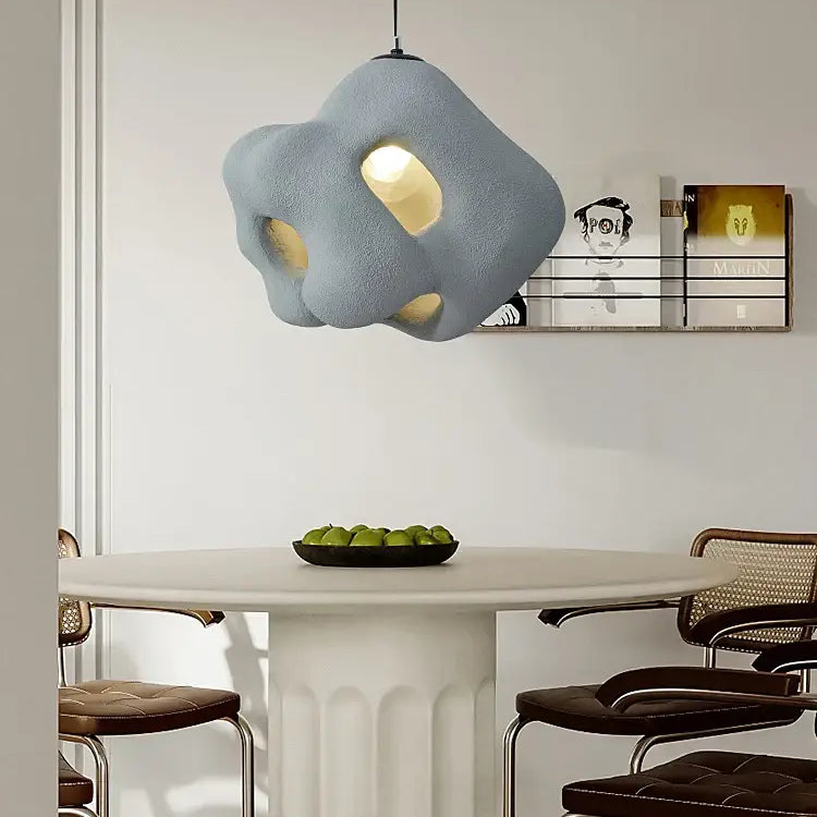 Nordic Wabi Sabi E27 Chandelier Light - Minimalist Led Home Decor Suspension Lamp For Cafes
