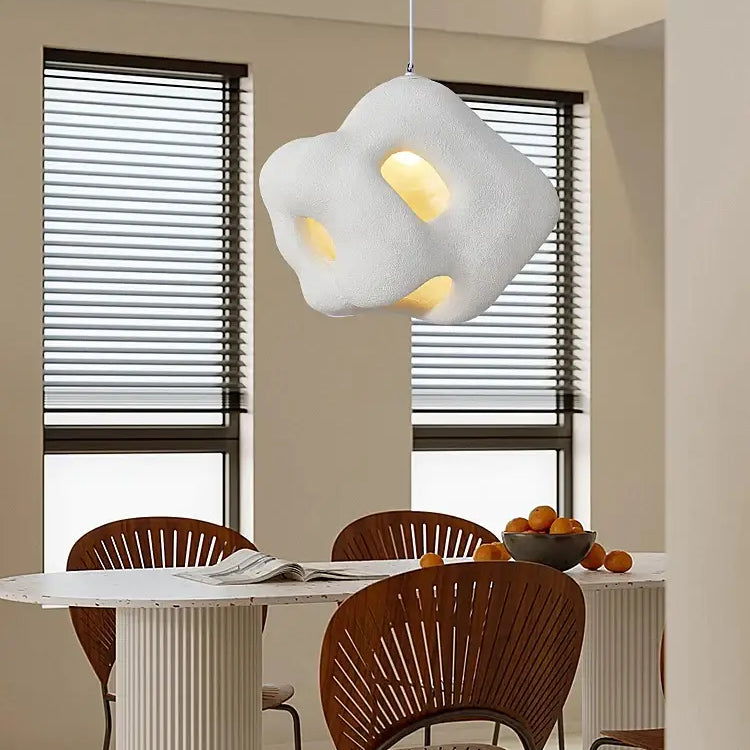 Nordic Wabi Sabi E27 Chandelier Light - Minimalist Led Home Decor Suspension Lamp For Cafes