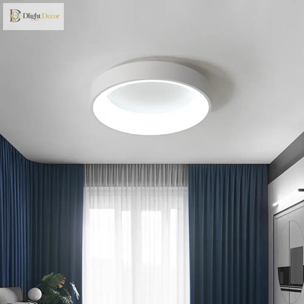 Nordic Led Ceiling Lights - Modern Black Chandeliers With Remote Control For Bedroom And Living
