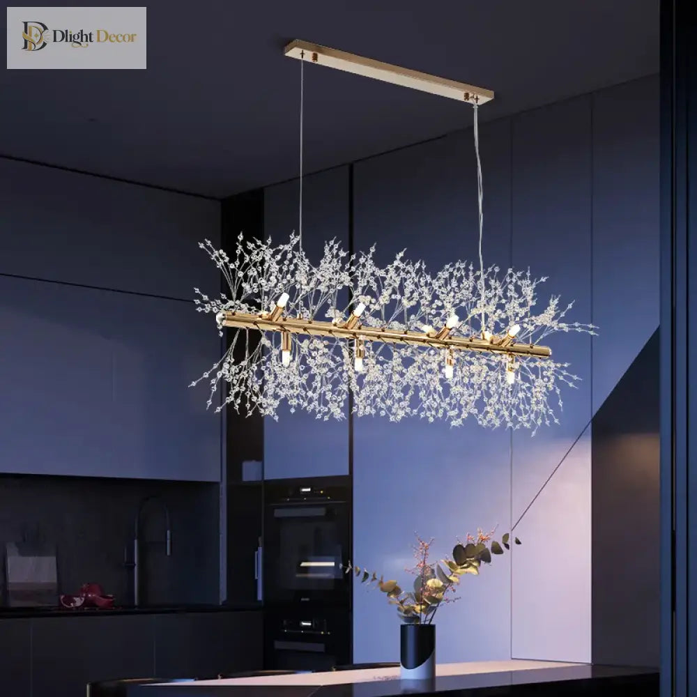 Nordic Modern Led Chandelier - Stylish Firefly Lighting For Living Dining And Bedroom Ceiling Light