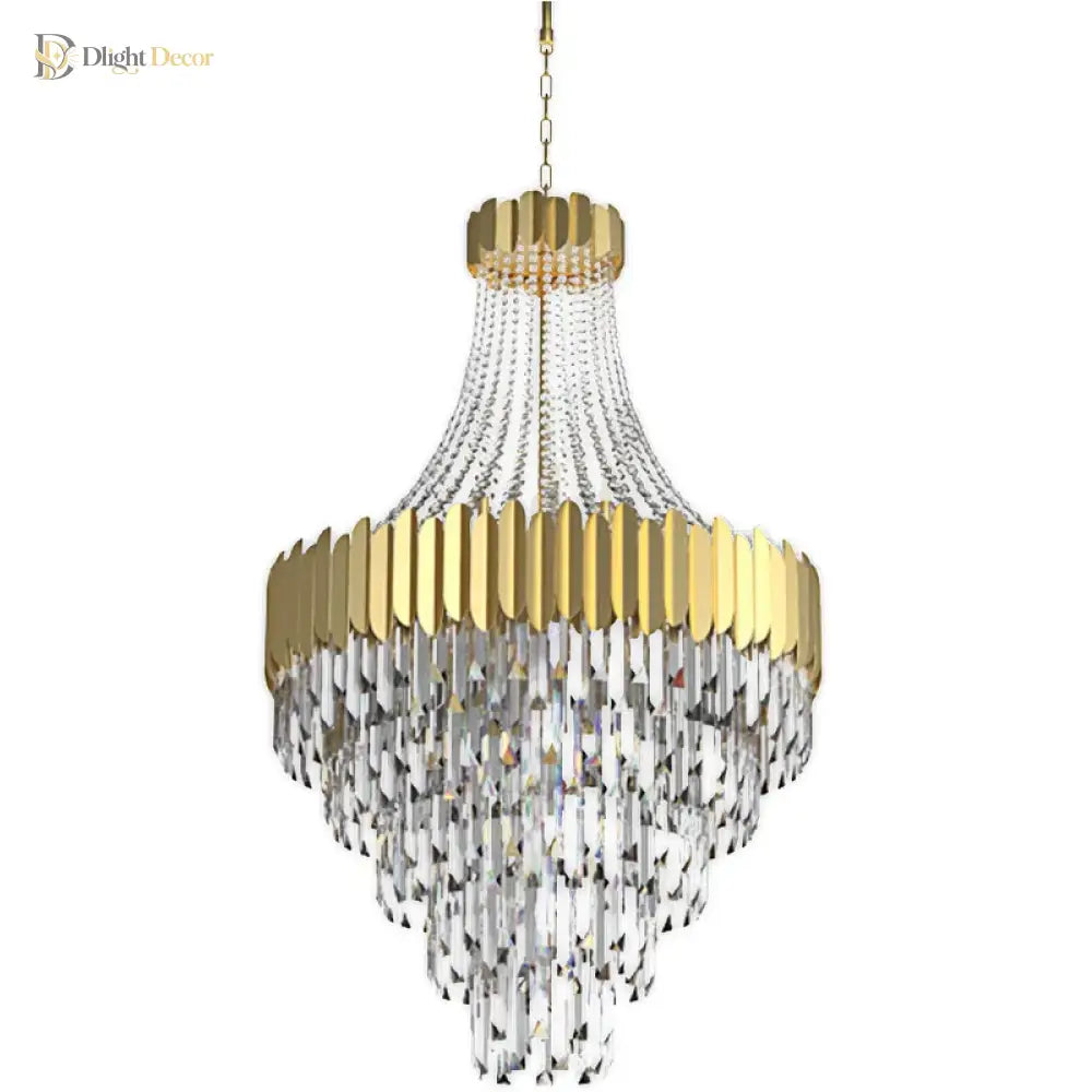 Modern Nordic Crystal Pendant Lights - Light Luxury Elegance For Villas Hotels And Double Staircase