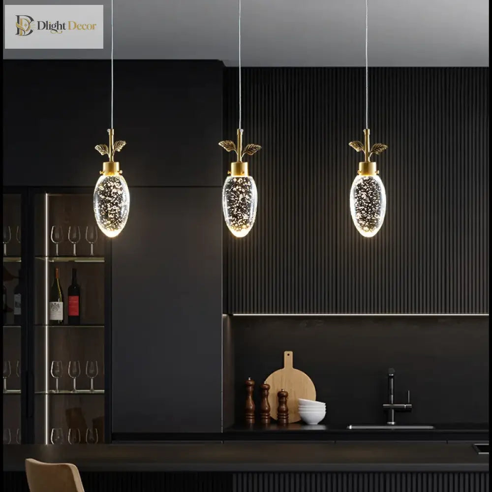 Modern Luxury All - Copper Crystal Lamp Restaurant Led Chandelier Nordic Home Interior Lighting