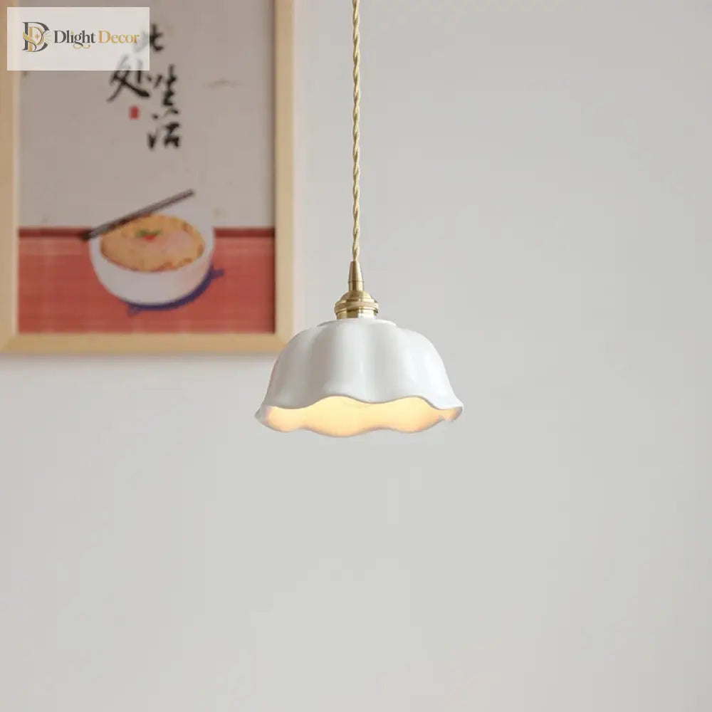 Nordic Led Ceramic Pendant Lights - Stylish Lighting For Living Room Bedroom Kitchen And Cafe