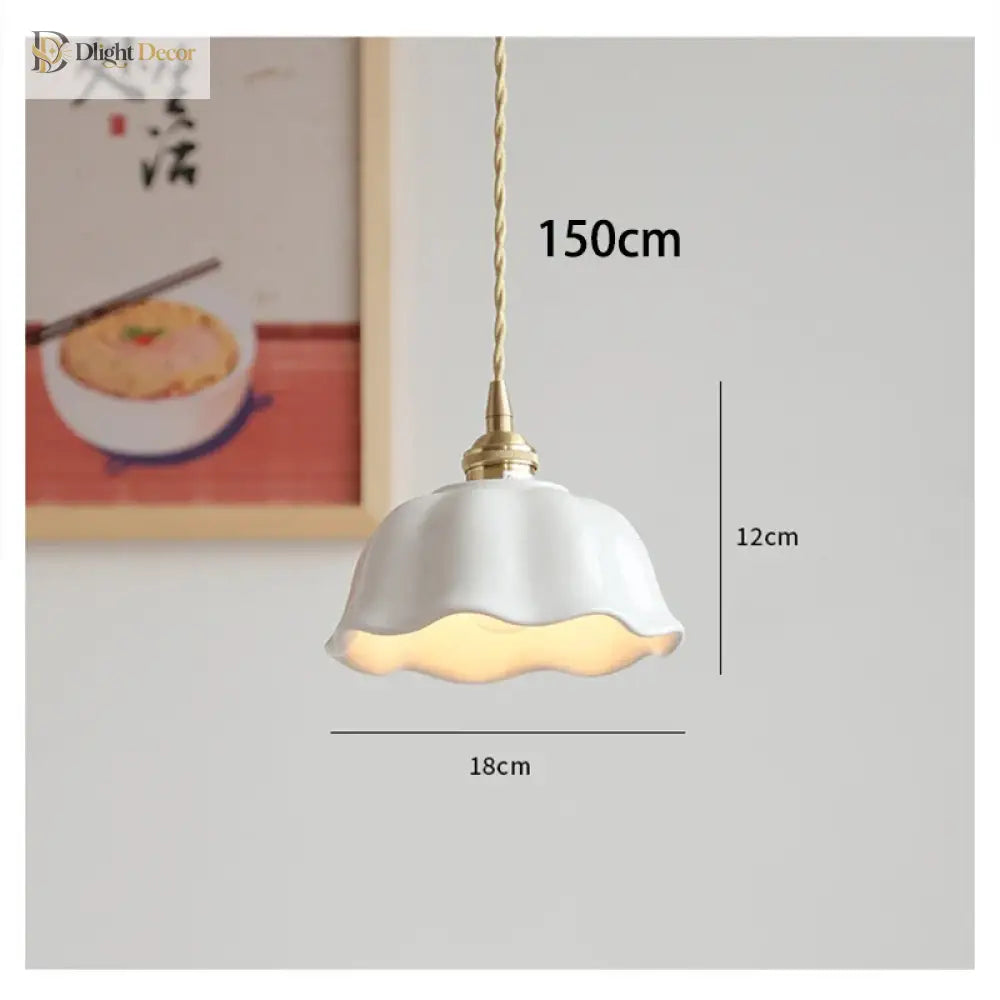 Nordic Led Ceramic Pendant Lights - Stylish Lighting For Living Room Bedroom Kitchen And Cafe