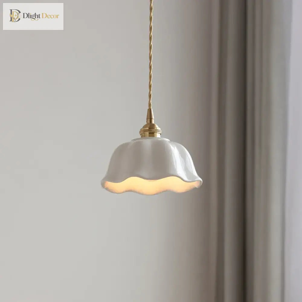 Nordic Led Ceramic Pendant Lights - Stylish Lighting For Living Room Bedroom Kitchen And Cafe