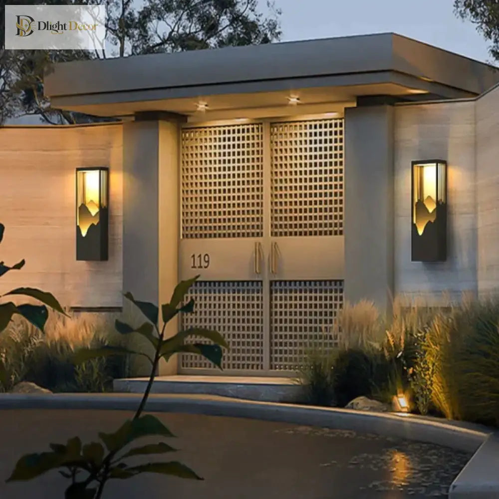 Anaïs’s Waterproof Solar Led Outdoor Light - Chic Garden And Street Lamps Wall