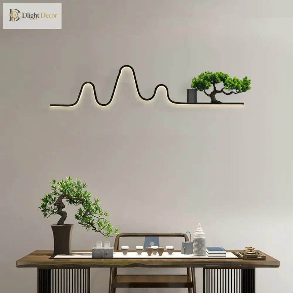 Élisa’s Ip65 Waterproof Led Wall Lamp - Modern Garden And Villa Landscape Plant Light Outdoor Lamps