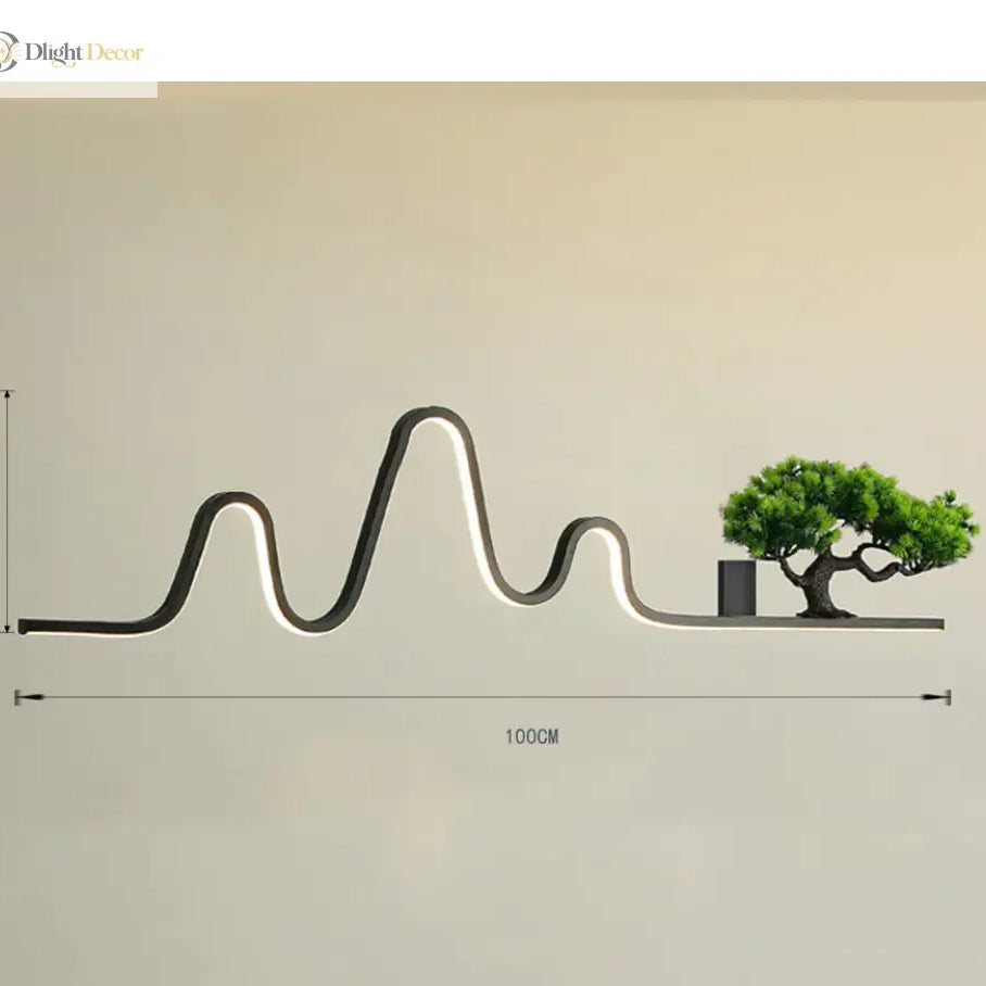Élisa’s Ip65 Waterproof Led Wall Lamp - Modern Garden And Villa Landscape Plant Light Outdoor Lamps