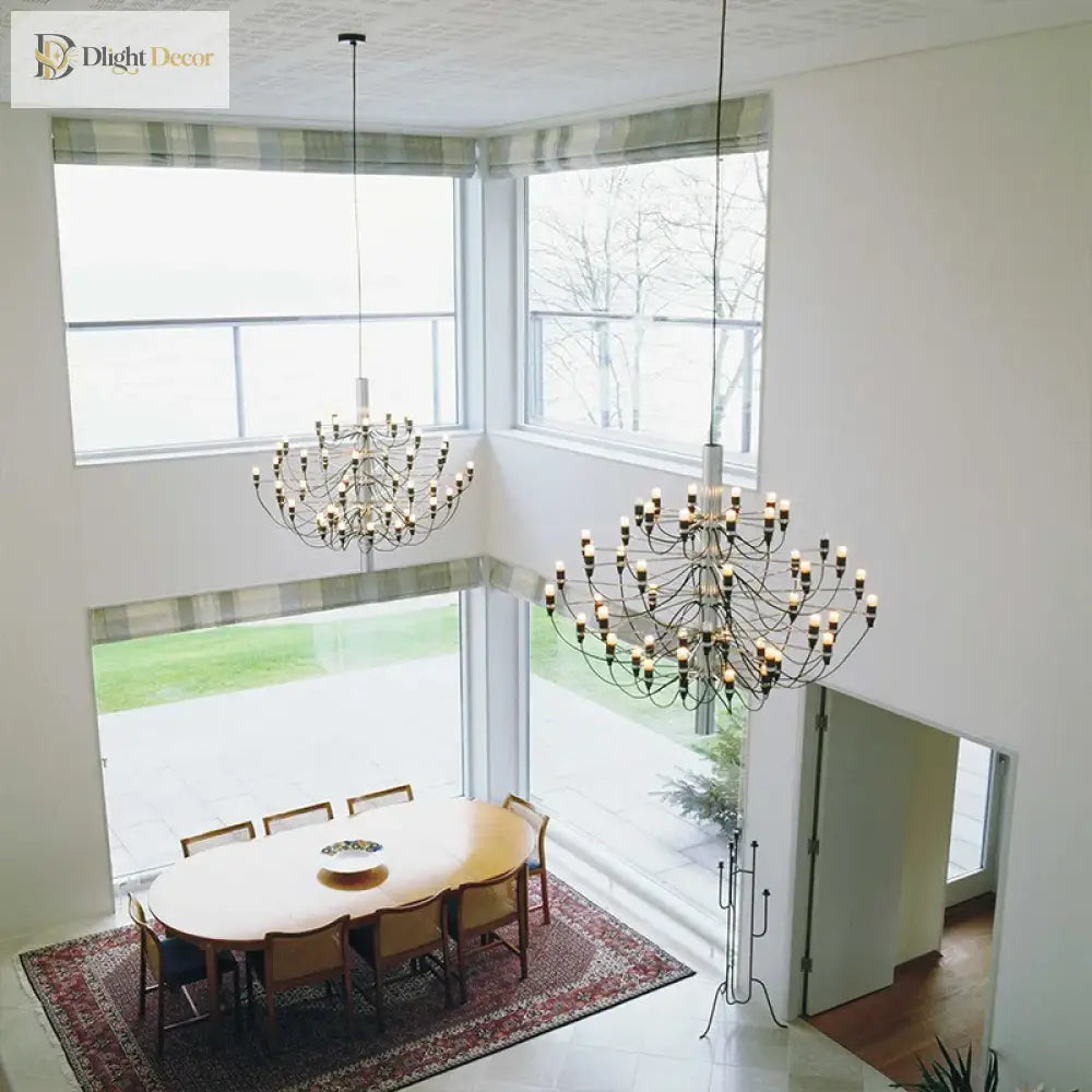 Vintage Creative Led Chandeliers - Candle Light Italian Design Pendant Lighting For Living Dining