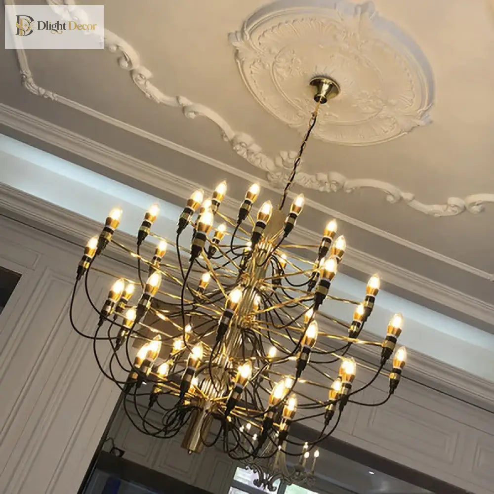 Vintage Creative Led Chandeliers - Candle Light Italian Design Pendant Lighting For Living Dining