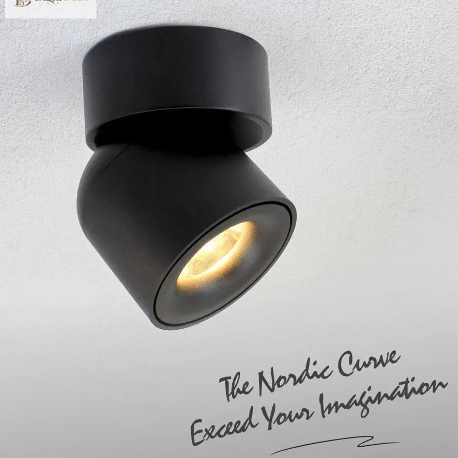 Lily’s Led Ceiling Light Surface Mounted With 360° Round Curve Rotation
