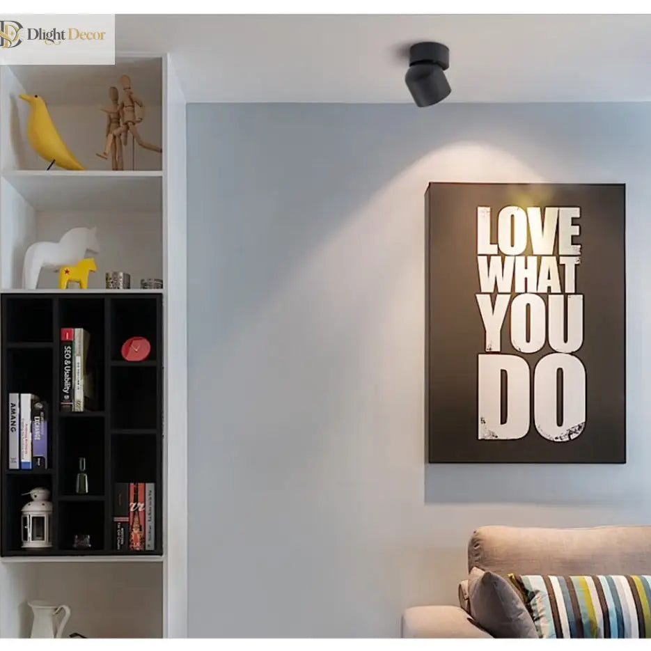 Lily’s Led Ceiling Light Surface Mounted With 360° Round Curve Rotation