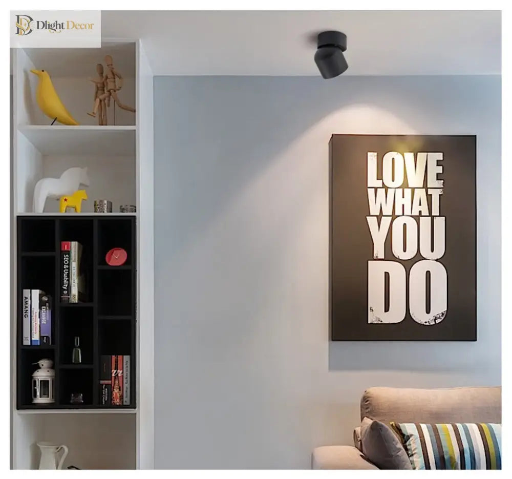 Lily’s Led Ceiling Light Surface Mounted With 360° Round Curve Rotation