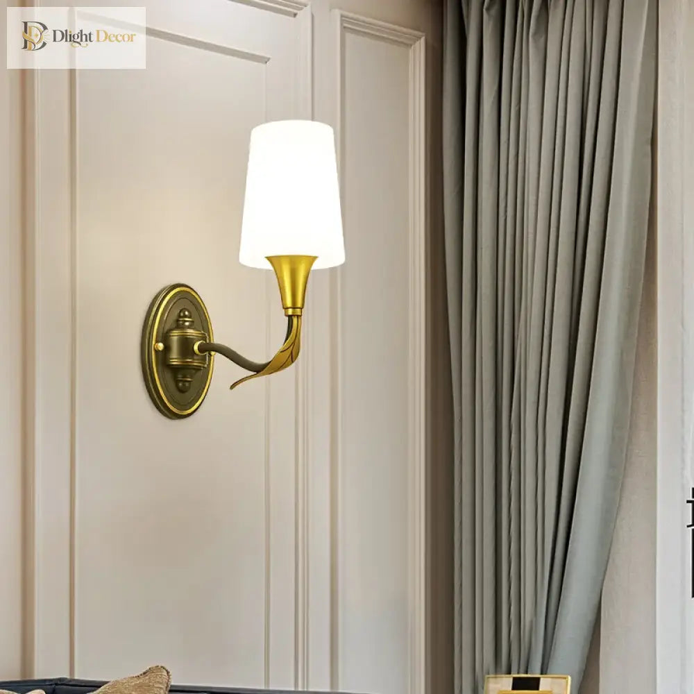 Lily’s Retro American All - Copper Wall Lamp - Vintage Elegance For Your Living Spaces Wall Lamp