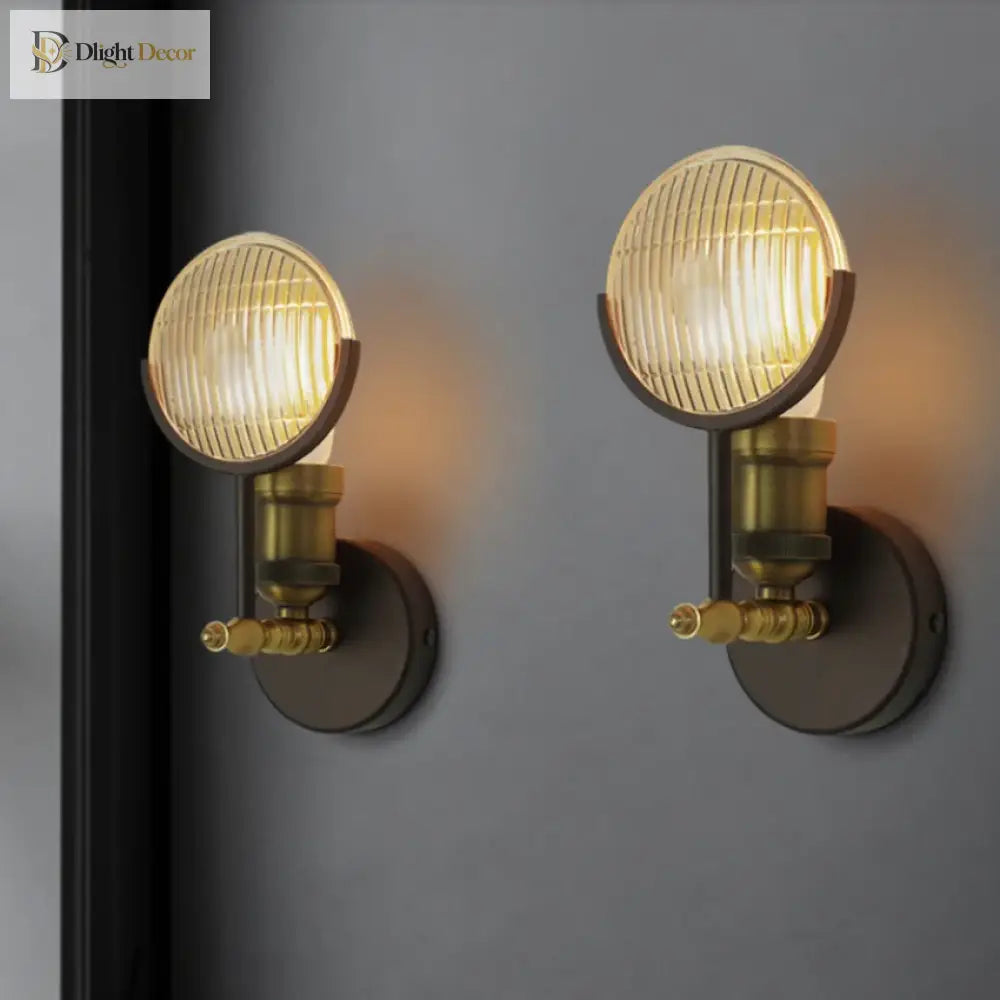 Loft Wall Lamp - Retro American Industrial Lighting Fixture For Shops Restaurants And Vintage Decor