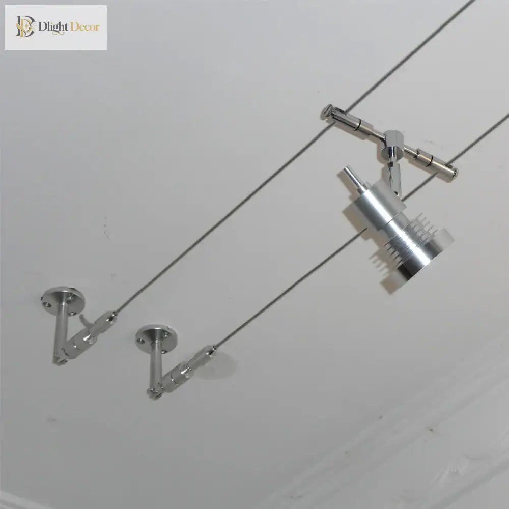 Low-Voltage Steel Wire Track Spotlights – product view 4