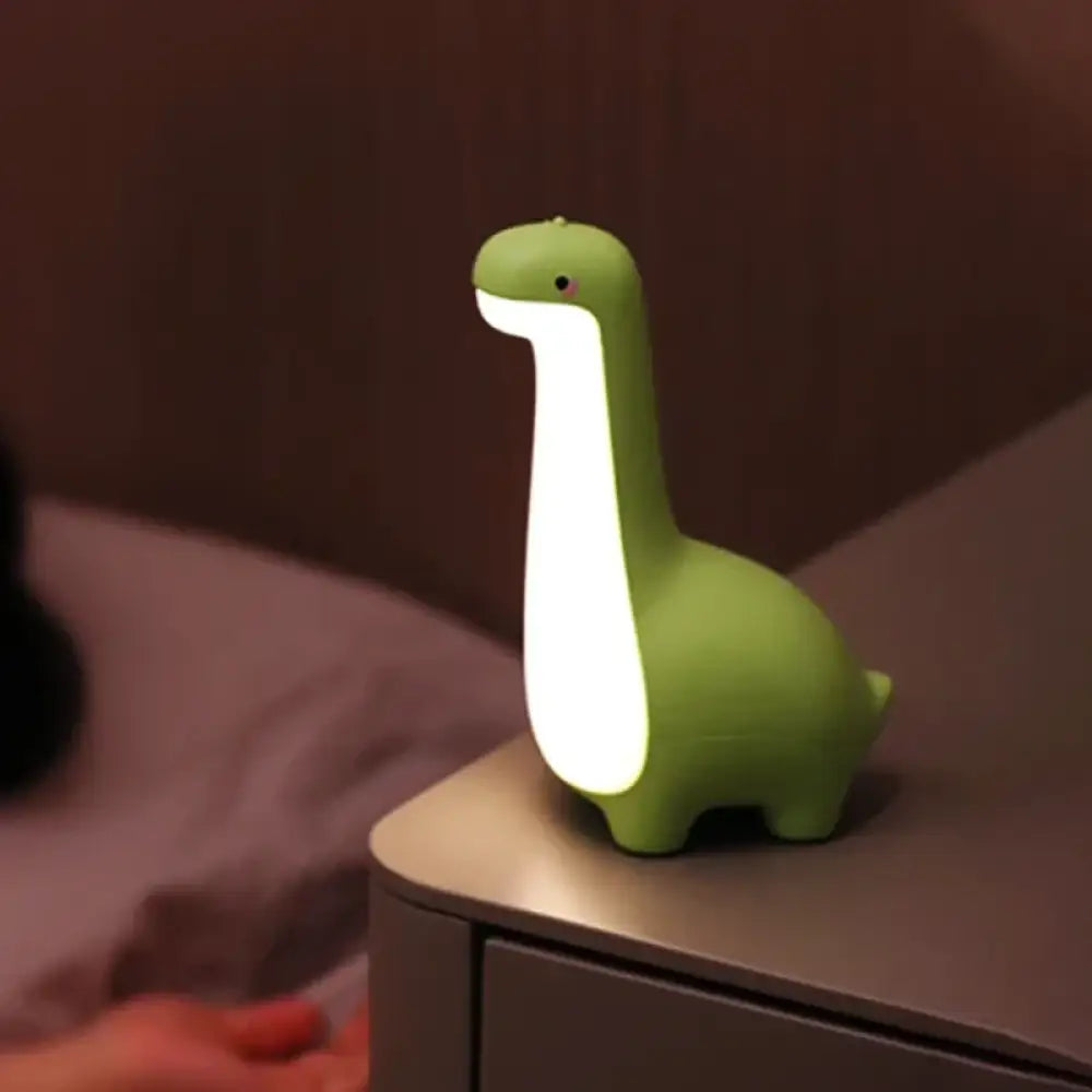 Lumibubs Dinosaur Night Light, USB Rechargeable Dino Lamp with Timer for Kids - Night Light