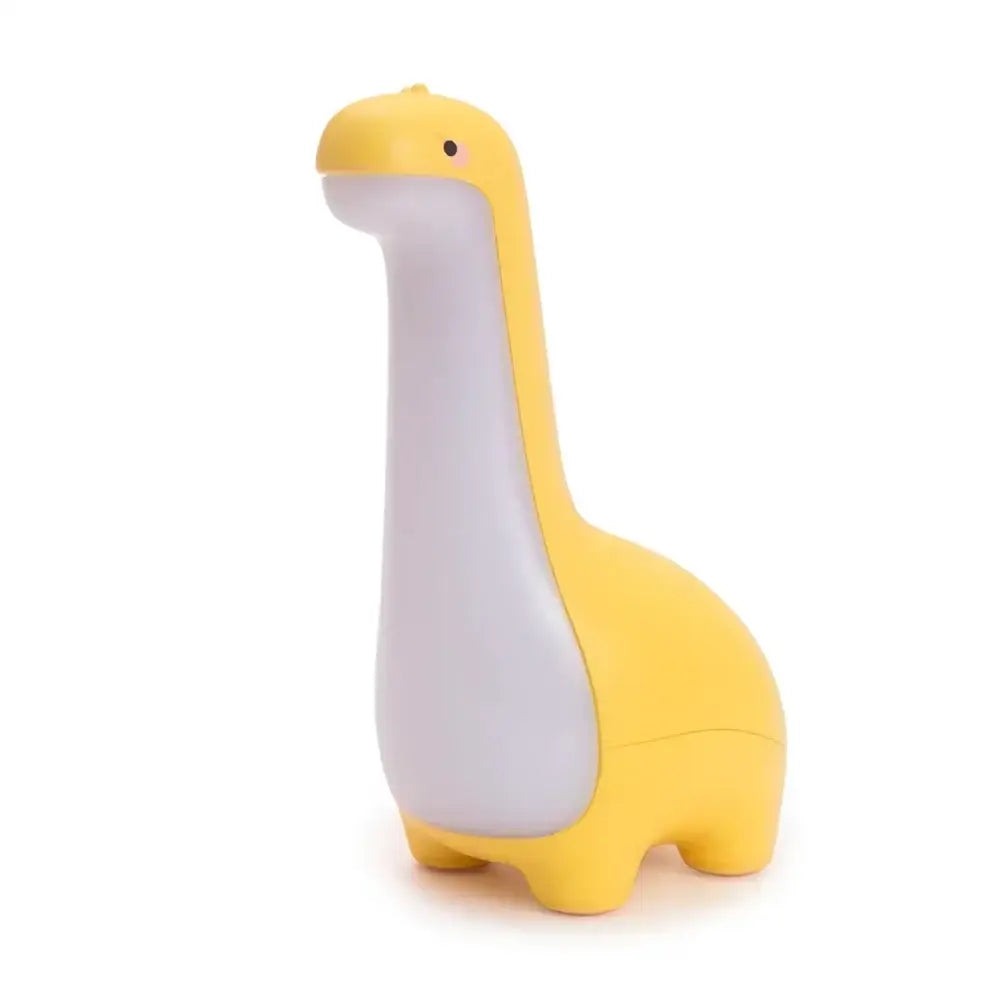 Lumibubs Dinosaur Night Light, USB Rechargeable Dino Lamp with Timer for Kids - Yellow - Night Light
