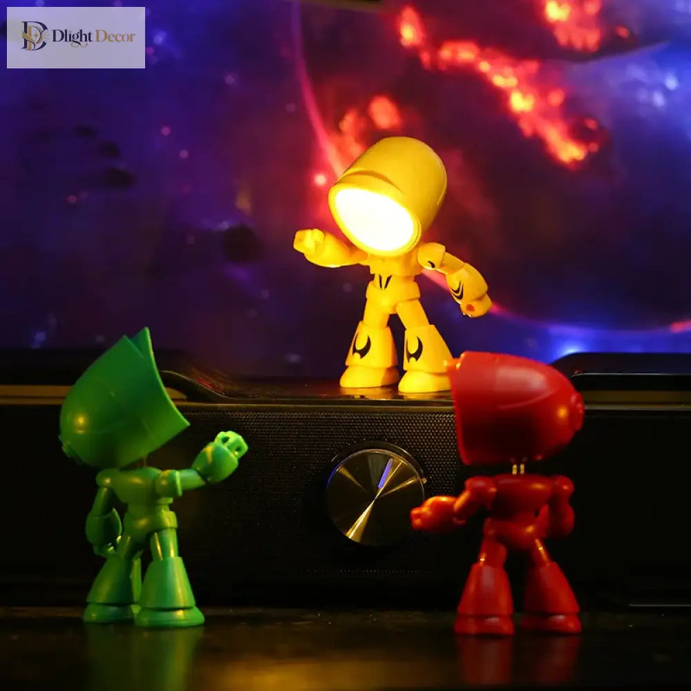 Lumibubs Mini Soldier Desk Lamp, Poseable Adjustable LED Night Light for Kids & Desk Decor - Night Light
