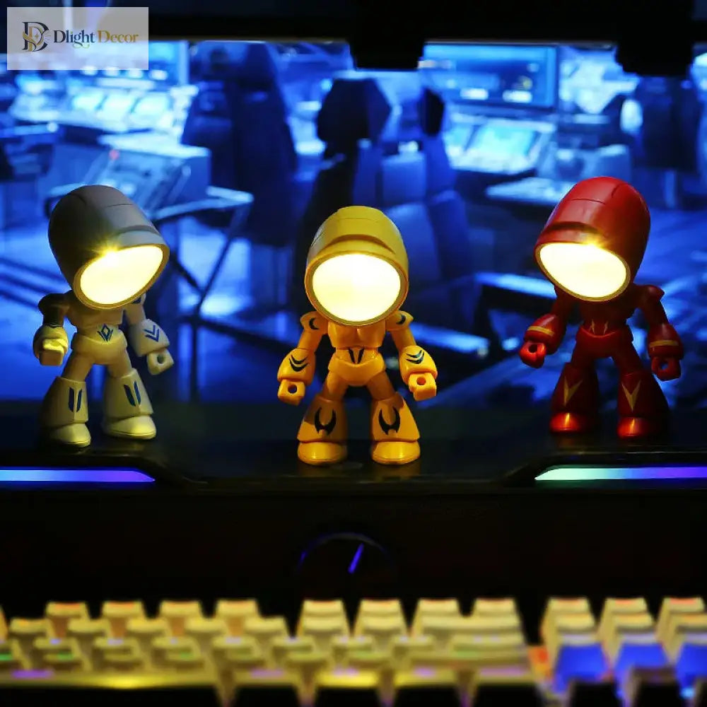 Lumibubs Mini Soldier Desk Lamp, Poseable Adjustable LED Night Light for Kids & Desk Decor - Night Light