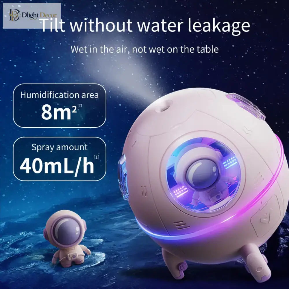 Lumibubs Space Capsule Night Light & Humidifier, 3-in-1 Astronaut Atmosphere Lamp for Kids Bedroom - Night Light