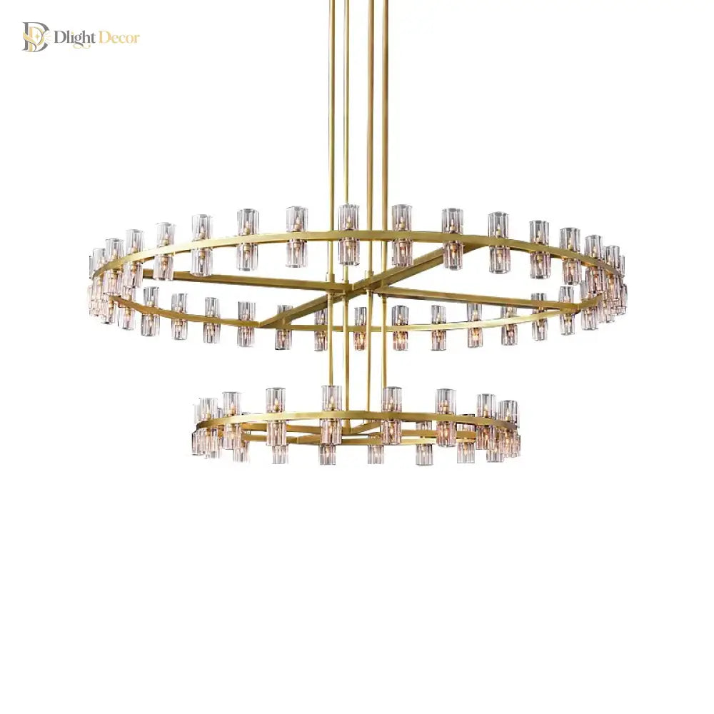 Luxurious Crystal Chandelier - Modern Elegance For Villa Duplexes Living Rooms And Home Decor