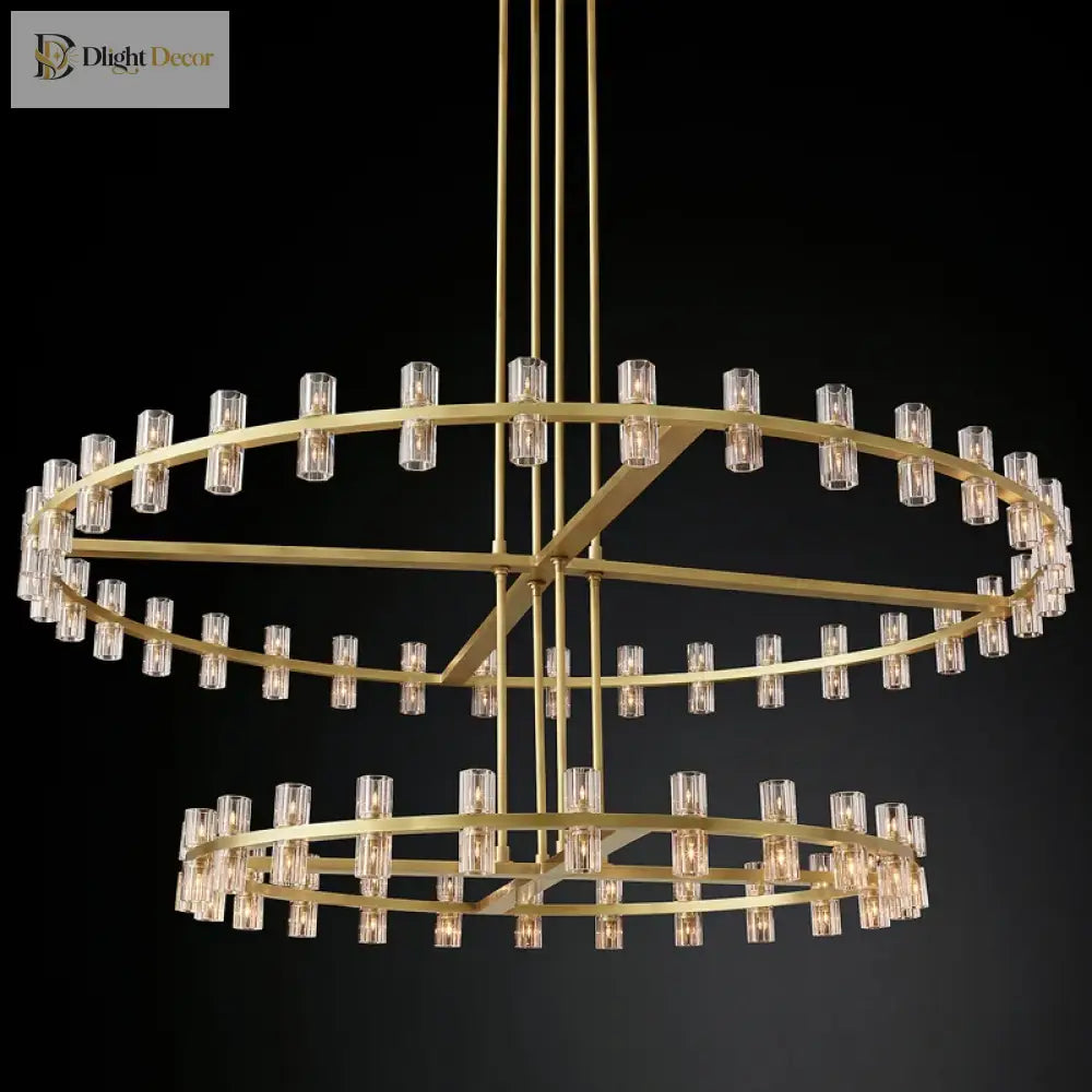 Luxurious Crystal Chandelier - Modern Elegance For Villa Duplexes Living Rooms And Home Decor