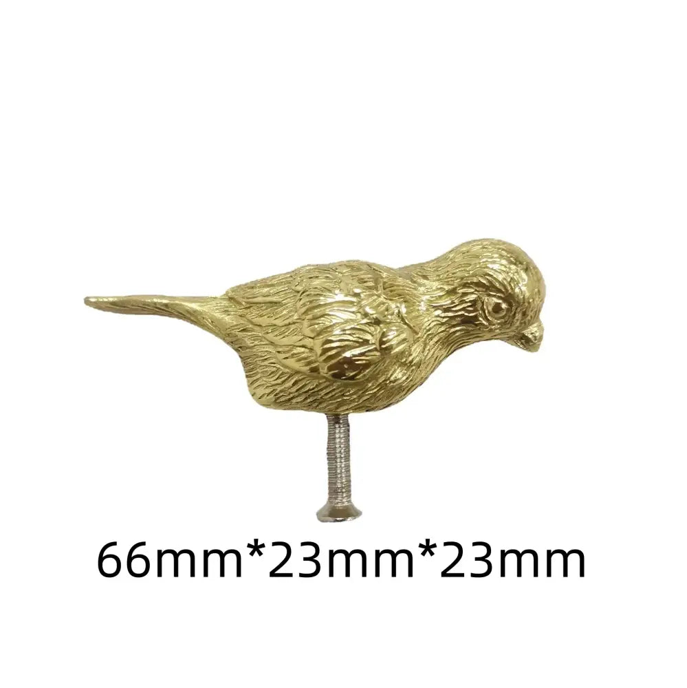 Luxury Brass Solid Handle Pure Copper Animal Shape High-grade Gold Wardrobe Dresser Drawer Cabinet Pulls Furniture