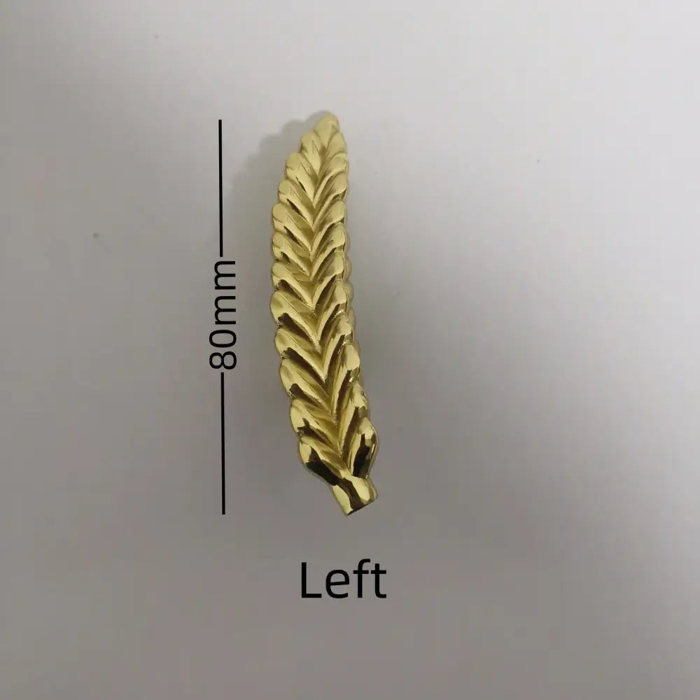 Luxury Brass Solid Handle Pure Copper Animal Shape High-grade Gold Wardrobe Dresser Drawer Cabinet Pulls Furniture