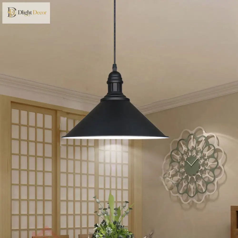 Lydia Charming Conical Pendant: Farmhouse Flair For Any Room